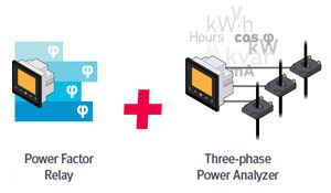 Power Factor Relay + Power Analyzer
